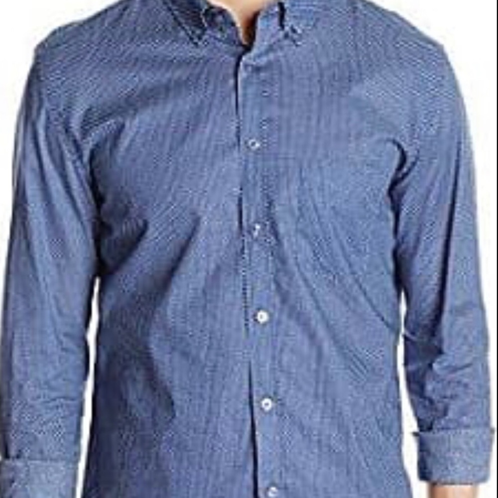 Denim men’s slim fit shirt